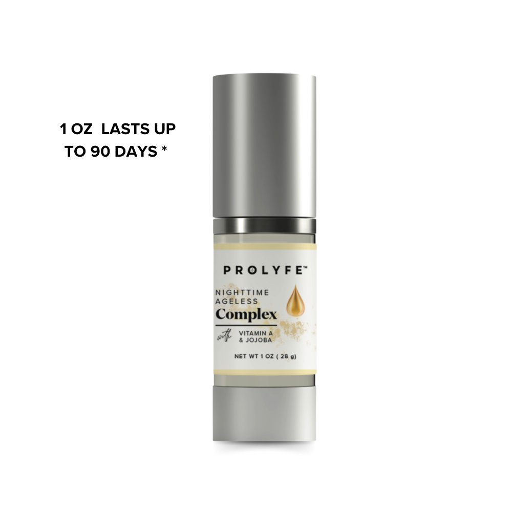 nighttime ageless complex prolyfe nontoxic skincare vegan