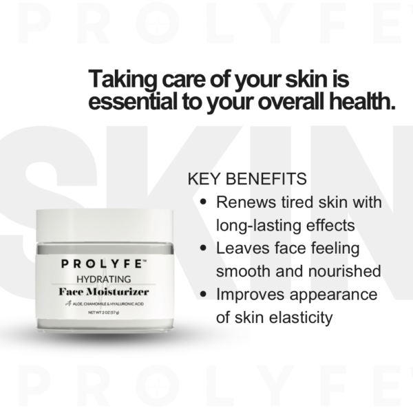 hydrating facial moisturizer prolyfe nontoxic skincare made in USA vegan cruelty free